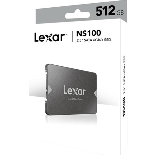 Lexar NS100 512GB 2.5” SATA III Internal SSD